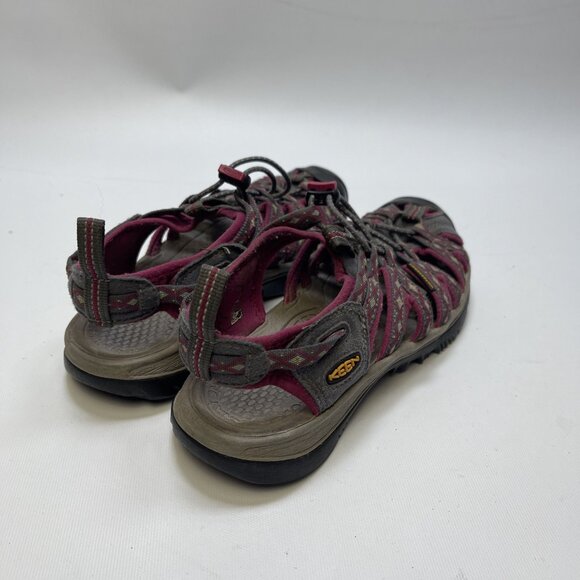 Keen Sandals Womens Size 8 US Hiking Magnet Sangria Pink / Gray Waterproof - Picture 2 of 12